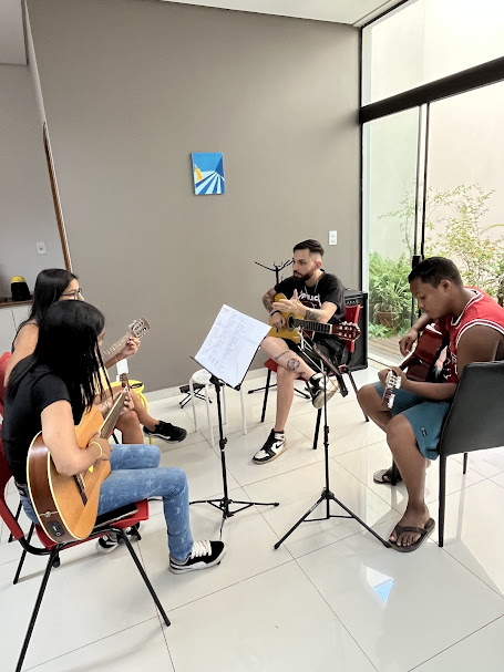 Espaço acolhedor da Ampli